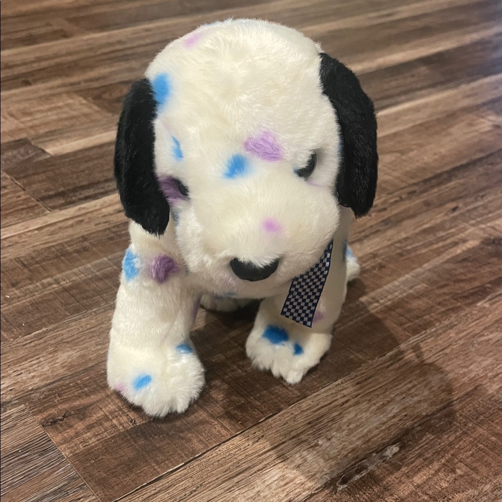 TY “Dizzy” Dalmatian plush with Colorful Spots